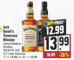 (EDEKA evtl. Bundesweit) - Jack Daniel's 0.7l für 12.99€ / Redbull 0.25l für 0.77€
