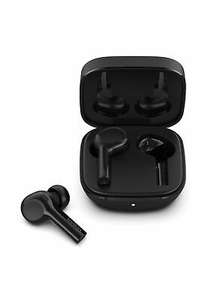 Belkin SoundForm Freedom True Wireless In-Ear-Kopfhörer („Wo ist?“ von Apple, Bluetooth-Kopfhörer mit kabellosem Ladecase, IPX5, Schwarz