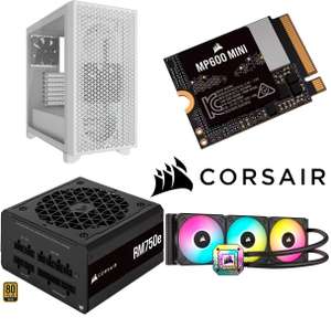 Corsair Deals bei Alternate: 3000D Airflow Gehäuse | MP600 Mini 1TB SSD | RM750e 750W-Netzteil | iCUE H150i Elite Capellix XT 360mm AiO