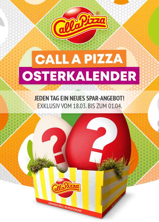 Call A Pizza - Osterkalender 2024 (5€ MBW bei Selbstabholung)