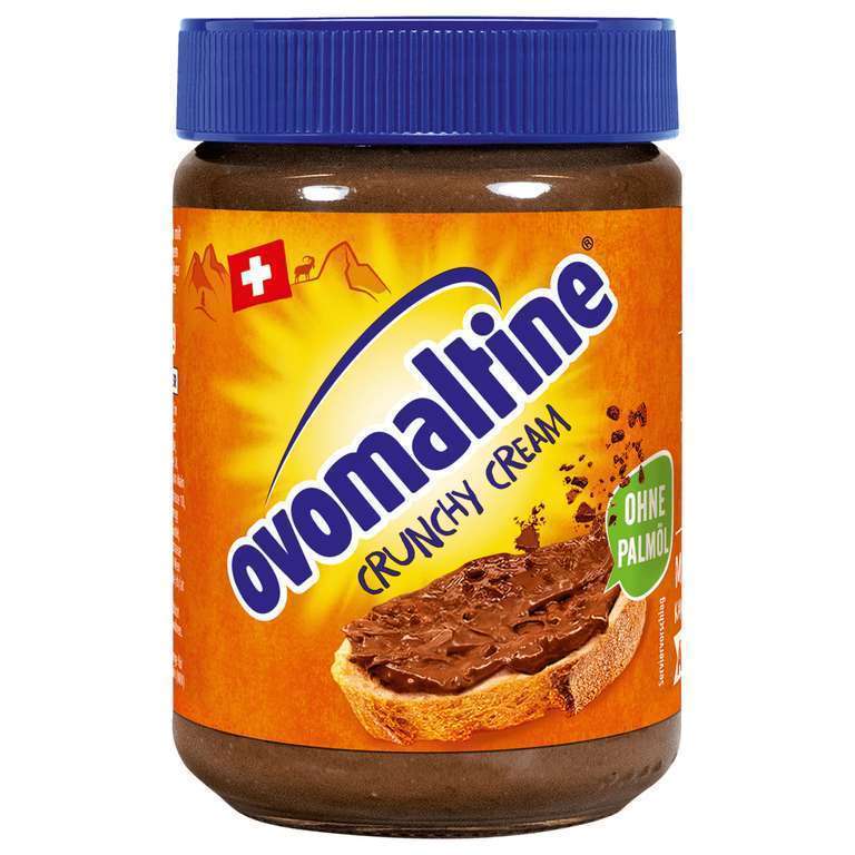[HIT] Ovomaltine Crunchy Cream 380 g Glas für 1,99 € (Angebot + Coupon) - ohne Palmöl