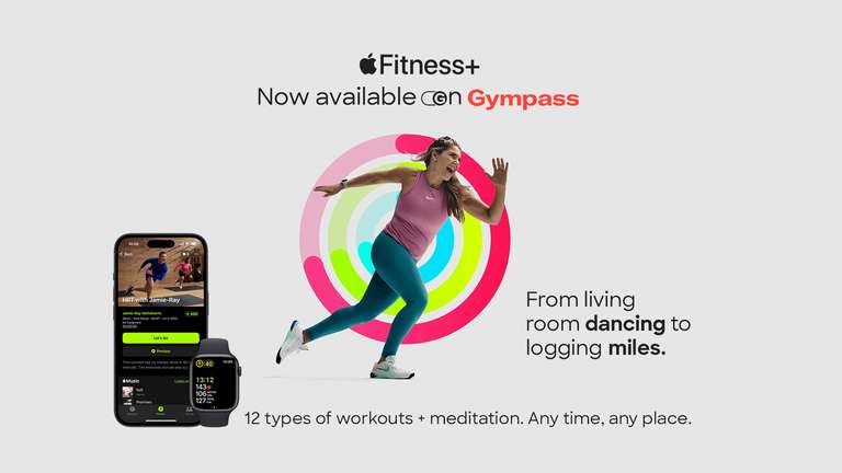 Gympass: Apple Fitness + gratis im Basic plan