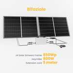 (Sammeldeal) Balkonkraftwerke JA Full Black Solarmodule (Bifazial), Hoymiles 800/1600W ab 279€