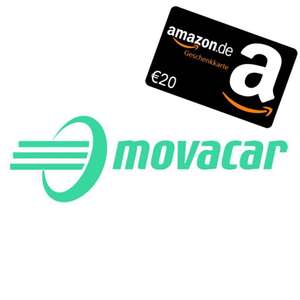 20€ KwK Amazon Gutschein via Movacar Mietwagen-Überführungen ab 1€ (auch für roadsurfer Camper)