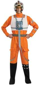 Rubie's Official Star Wars X-Wing Fighter Pilot Deluxe Adult's Costume - X-Large XL Rollenspiel Kostüm