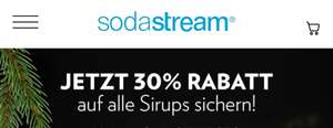30% auf alle SodaStream Sirups