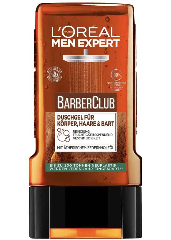 [Rossmann] 2x Loreal Men Expert Barber Club Duschgel
