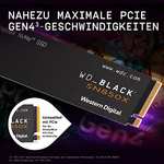 WD_BLACK SN850X NVMe SSD 1 TB M.2/M-Key (PCIe 4.0 x4)