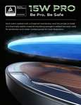 (PRIME) LISEN 15W Magsafe Autohalterung mit Ladefunktion für iPhone 15 14 13 12 Pro Max Mini Plus & Samsung S23 Ultra