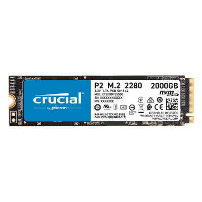 Crucial P2 M.2 PCIe SSD 2TB NVMe