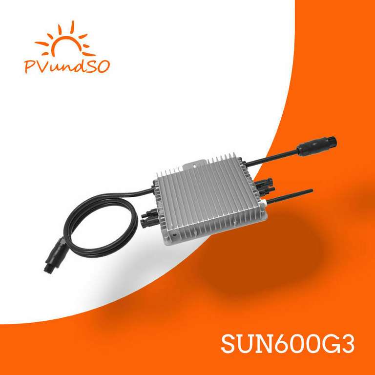 DEYE Microwechselrichter SUN600G3 für Balkonkraftwerk mit WLAN