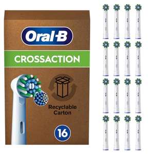 Oral-B Aufsteckbürsten Pro CrossAction FFU, weiß, 16 Stück