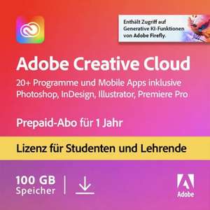 [Student] Adobe Creative Cloud 12 Monate für 109€