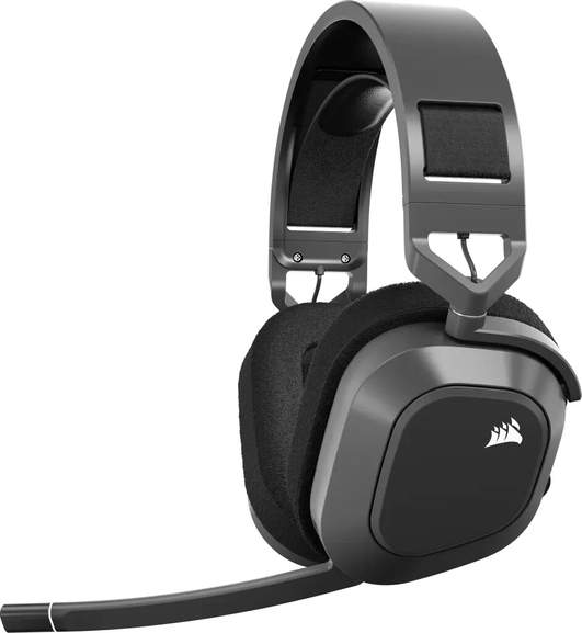 Bluetooth Stahlgrau Over-ear Max, mydealz Gaming CORSAIR | HS80 Headset
