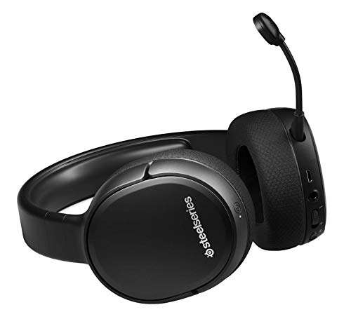 SteelSeries Arctis 1 Wireless – USB-C Wireless – Abnehmbares ClearCast Mikrofon – für PS5, PS4, PC, Nintendo Switch & Lite, Android