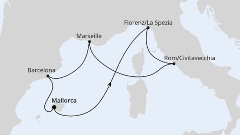 Mittelmeerkreuzfahrt mit der AIDAcosma ab 549 p. P. (ohne Flug 7 / Tage im November) €