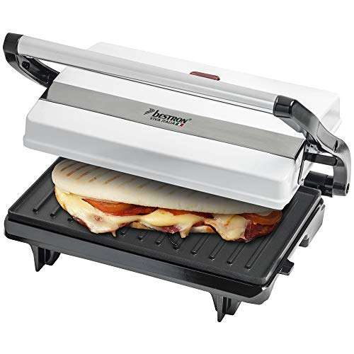 Bestron Sandwich-Grill mit Auffangschale, Antihaftbeschichtung, Cool-Touch-Handgriff 700 Watt für 14,99€ (Amazon Prime & Otto UP)
