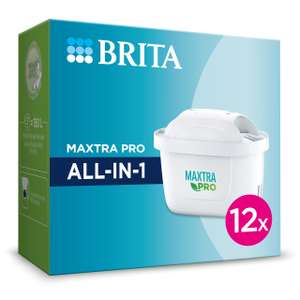 BRITA Filterkartuschen MAXTRA PRO All-in-1 – 12er Pack (Jahresvorrat)
