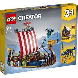 LEGO Creator 31132 Wikingerschiff mit Midgardschlange