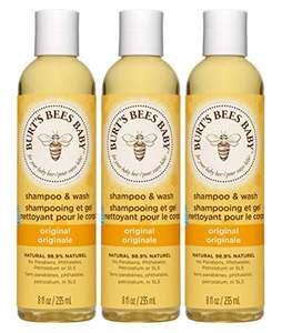 [Prime Sparabo] Burt's Bees Baby Shampoo und Waschgel, 3 x 235 ml