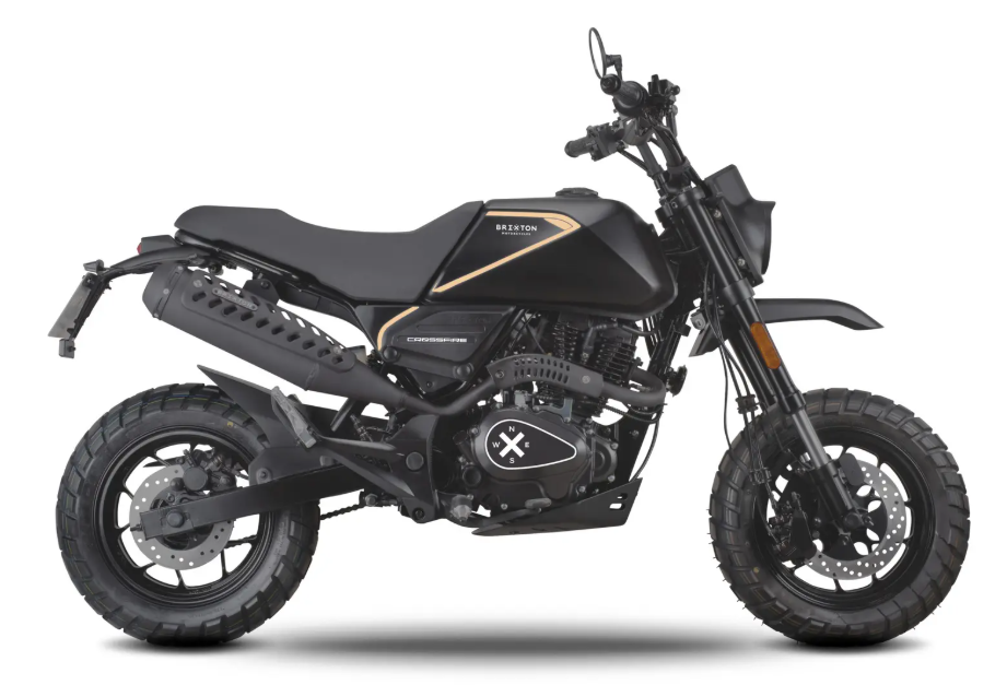 Brixton Crossfire 125 XS Minibike / 11,3PS / 125 cm³ / 111kg / 2 Sitzplätze / 95km/h / 2 Liter/100km / digitales Cockpit / LED / Neufahrzeug