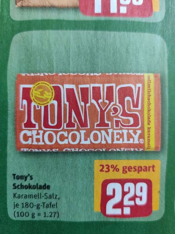 [Rewe Offline] Tony's Chocolonely alle Sorten