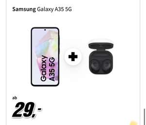 [Telefonica Netz] Samsung Galaxy A35 + Galaxy Buds FE O2 Basic 30GB 19.99€/Monat