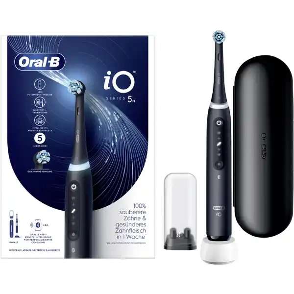 Oral-B iO Series 5N Elektrische Zahnbürste Matt Black