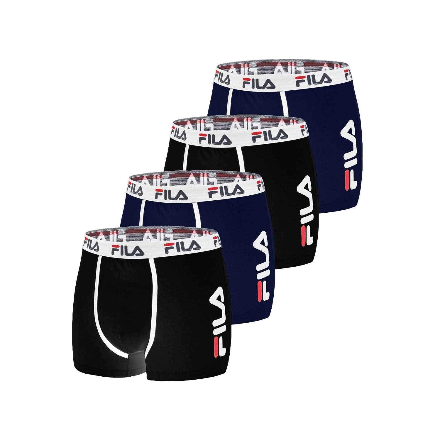 FILA Herren - Boxershorts - Verschiedene Sets und Größen (S-XXL) / (4er Set) / 5,03€ Stück / [Prime]