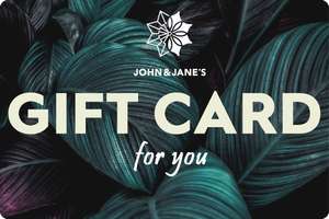 JOHN & JANE'S: 10 % Rabatt auf alle Geschenkkarten | Giftcard for you