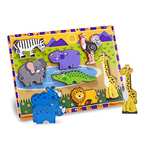 Melissa & Doug Safaripuzzle mit extra großen Teilen, Puzzles, Holzspielzeug (prime)