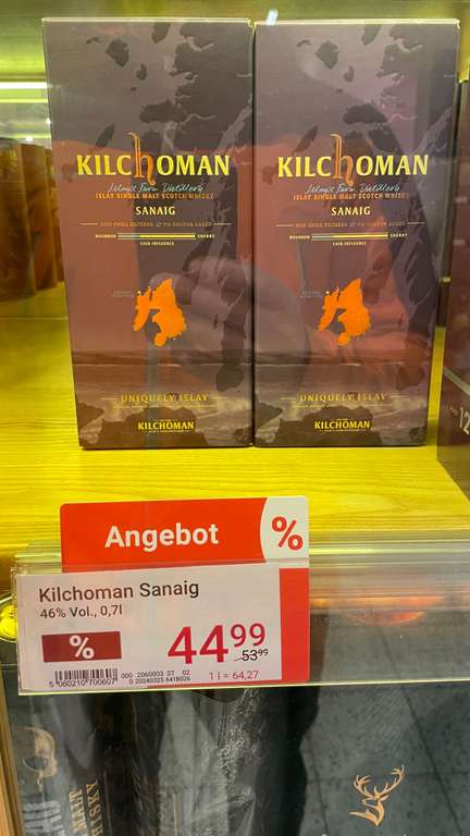 [Lokal Globus in Rostock]Kilchoman Sanaig 0,7 L 46 %
