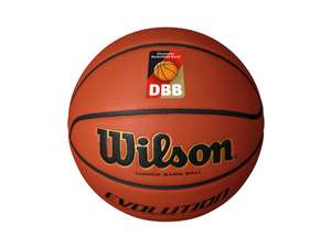Wilson Evolution Game DBB Basketball | Freizeit Basketball mit offiziellem DBB-Siegel | Gr. 5 & Gr. 6 | EVO Mikrofaser Composite