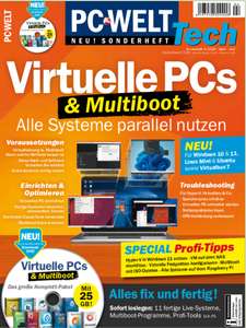 "PC-WELT TECH Virtuelle PCs" 04/2023 als PDF (ohne Datenträger) kostenlos als Dankeschön zum Download