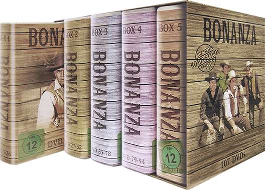 Bonanza (107 DVD Komplett Edition)