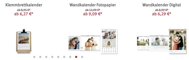 [Rossmann] Adventskalender mit eigenen Fotos in A4 für 4,87 € (30 % Rabatt; auch für andere Kalender)