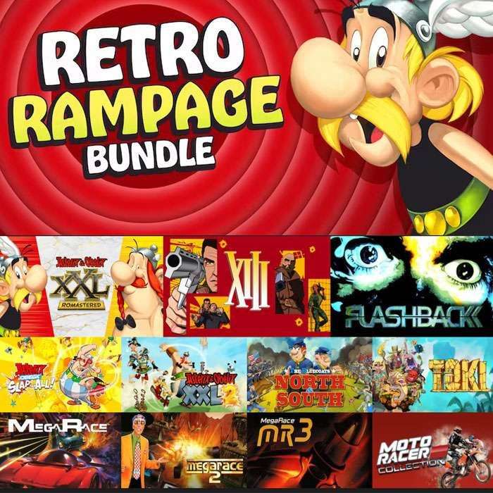 Retro Rampage Bundle – 11 Spiele (PC, Steam) für 3,59 € – inkl. XIII, 3 Spiele Asterix & Obelix: XXL Romastered, XXL 2, Slap them All!..