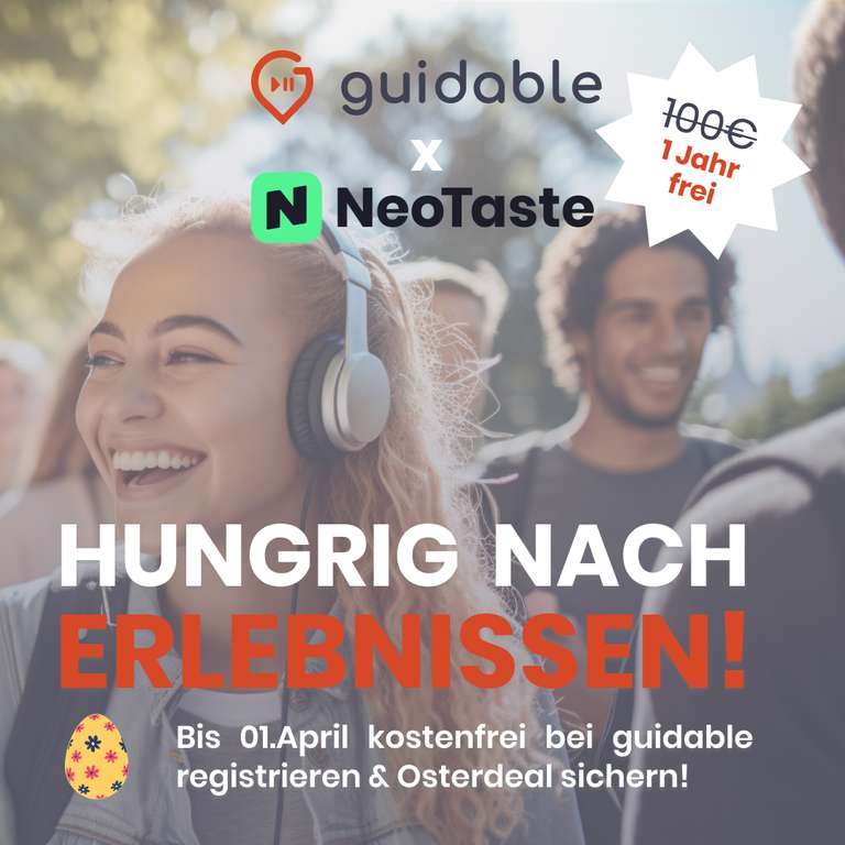 12-Monate NeoTaste und guidable für 0€ statt 100€