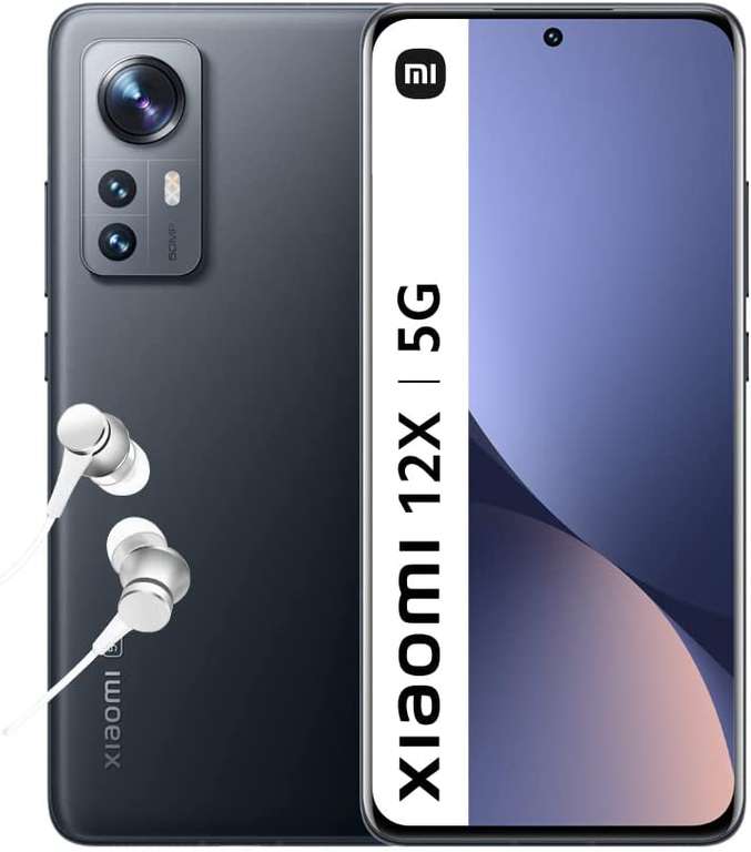 Xiaomi 12X Smartphone: 6.28" AMOLED 120Hz, Snapdragon 870, 8/256GB, 4500mAh, Dual-Sim, 5G für 349,23€ (Amazon.fr)