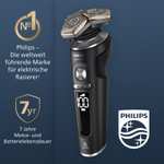 Philips Rasierer S9000 Prestige - Elektrischer Nass- und Trockenrasierer, Schwarz matt, Lift & Cut-Rasiersystem, SkinIQ Reinigungsstation