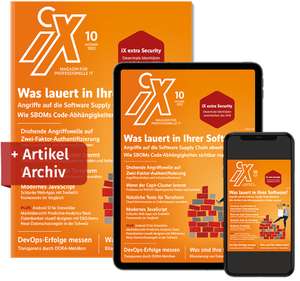 iX Magazin 3 Hefte (Print/ digital) + “Software entwickeln” + 10€ Amazon für 19,35€ | 20,85€ als PlusVariante (print/digital/OnlineArchiv)