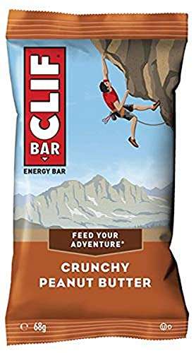 [Prime] CLIF Bar Energieriegel Crunchy Peanut Butter, Erdnussbutter (12er Pack)