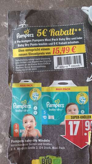 Pampers Maxi-Pack (mit Coupon)