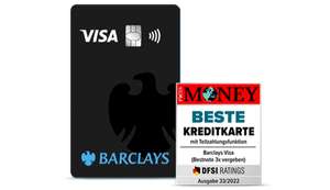 Gratis Barclays Visa Card mit 35 € Startguthaben