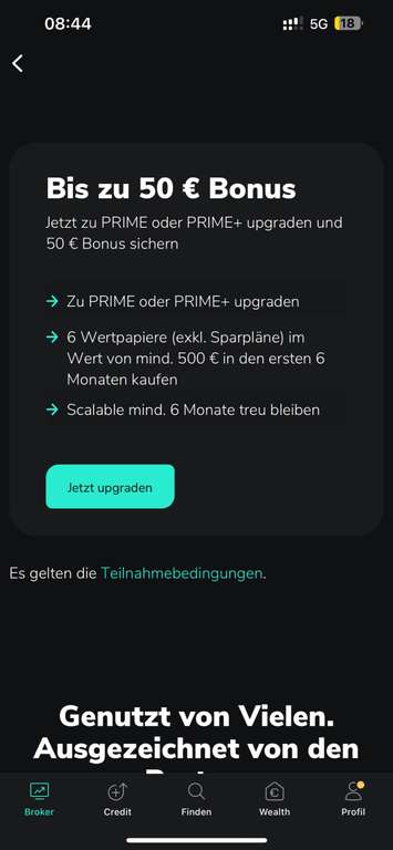 [Scalable] 50€ Bonus bei Upgrade zu Prime/Prime+ für Neu- und Bestandskunden