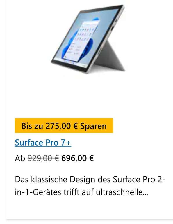 Microsoft Surface Pro 7+