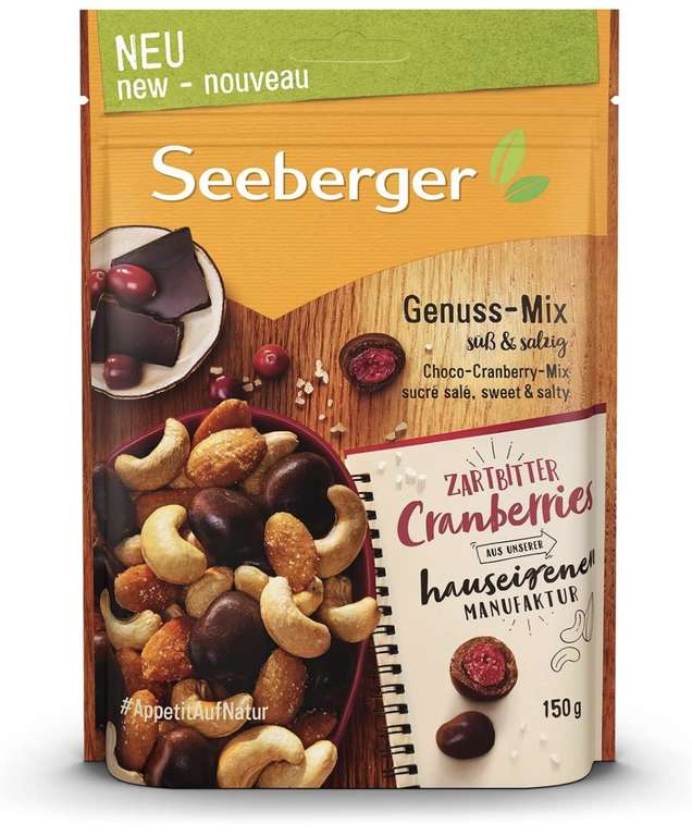 Seeberger Genuss-Mix 12er Pack (12 x 150 g) Preisfehler Amazon Prime