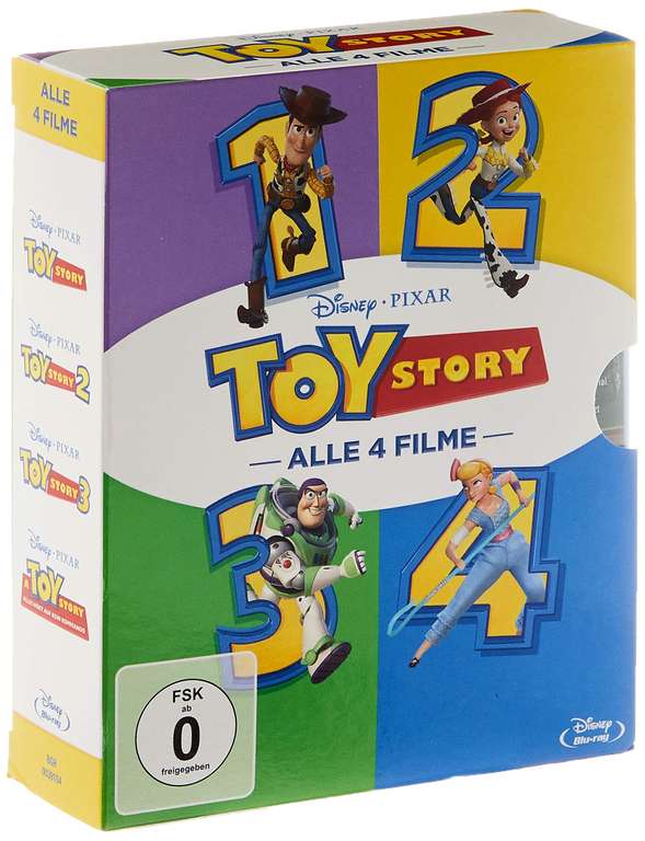 Toy Story 1-4 | Boxed Set | Blu-Ray | Prime