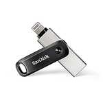 SanDisk iXpand Go Flash-Laufwerk iPhone Speicher 128 GB (iPad kompatibel, automatisches Backup, USB 3.0, iXpand App) für 33€ inkl. Versand