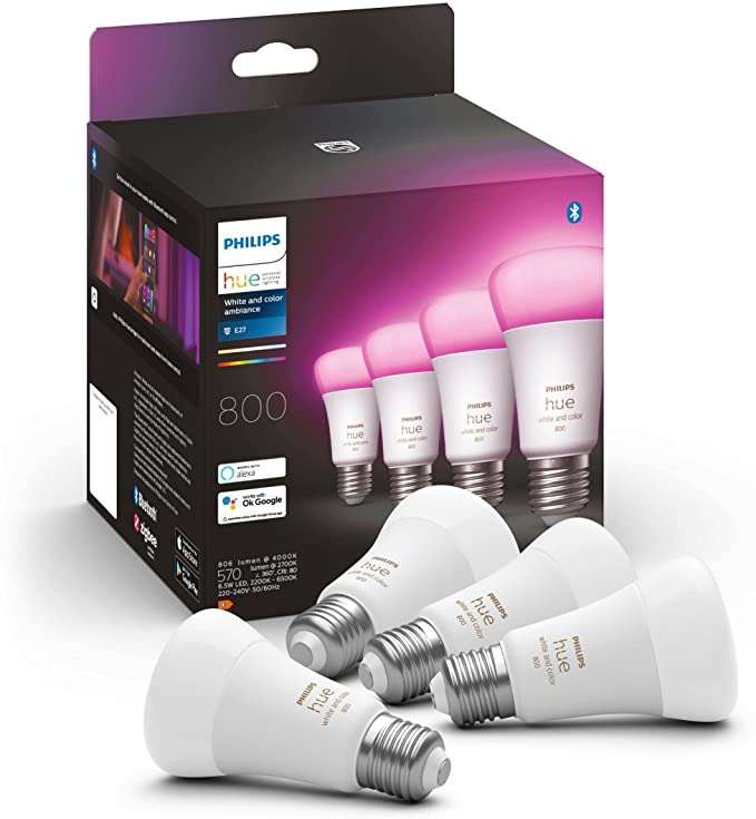 Philips Hue White & Color Ambiance 4-er Pack